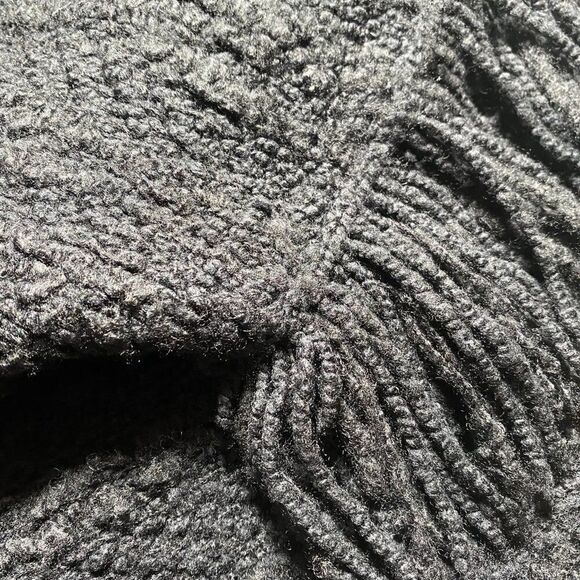 Ralph Lauren Fall 2015 Runway Collection Black Cashmere Boucle Fringe Cardigan - Picture 15 of 17